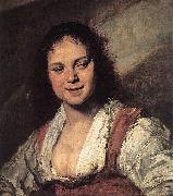Frans Hals Gypsy Girl painting